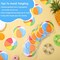 8 Pieces Beach Ball Garland Summer Pool Party Hanging Banner Decorations(Beach Ball)